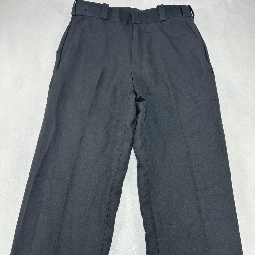 Tact Squad 7002 Pants Mens 34 Black Uniform Trousers Polyester At Ease Waistband